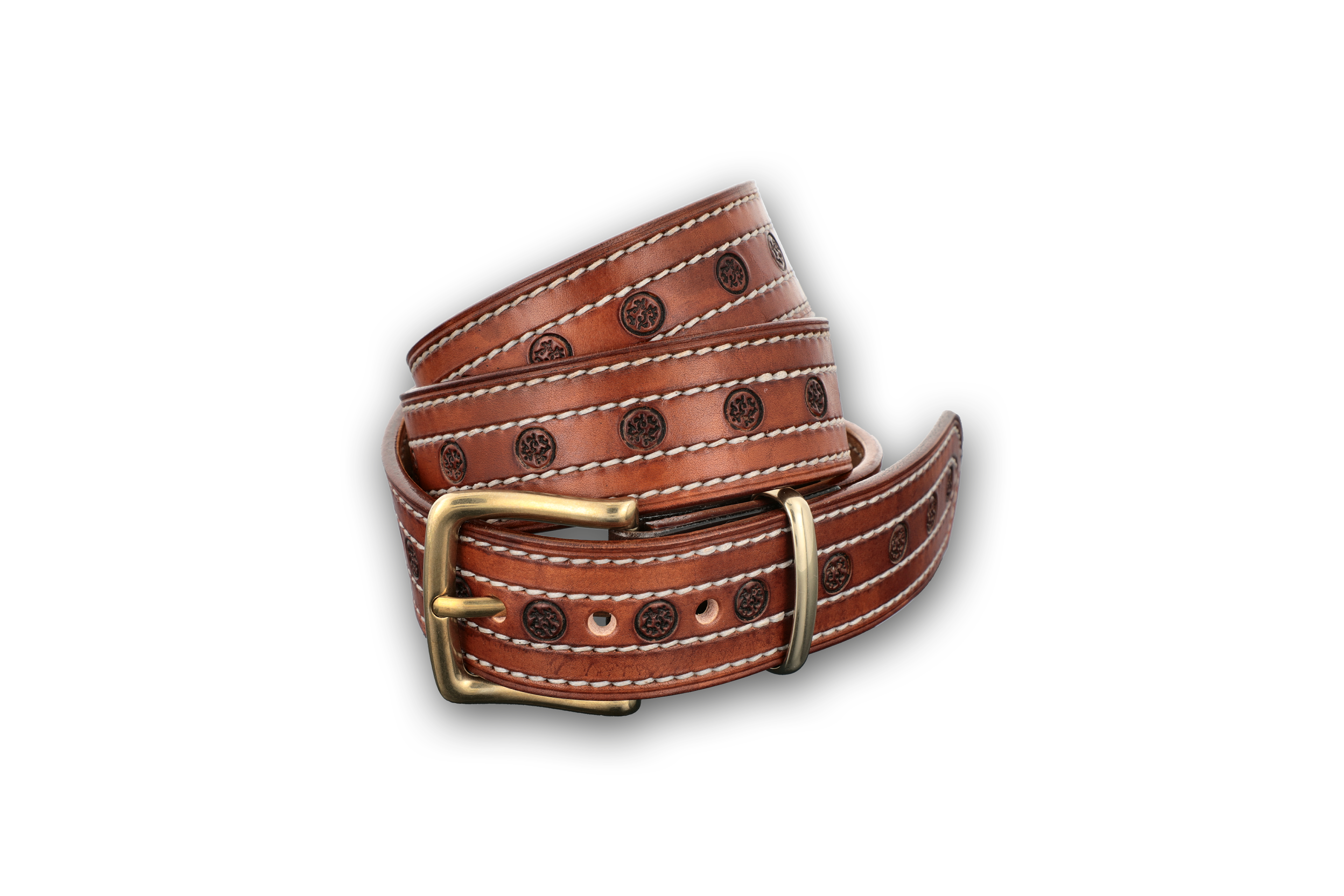 Handmade leather belt