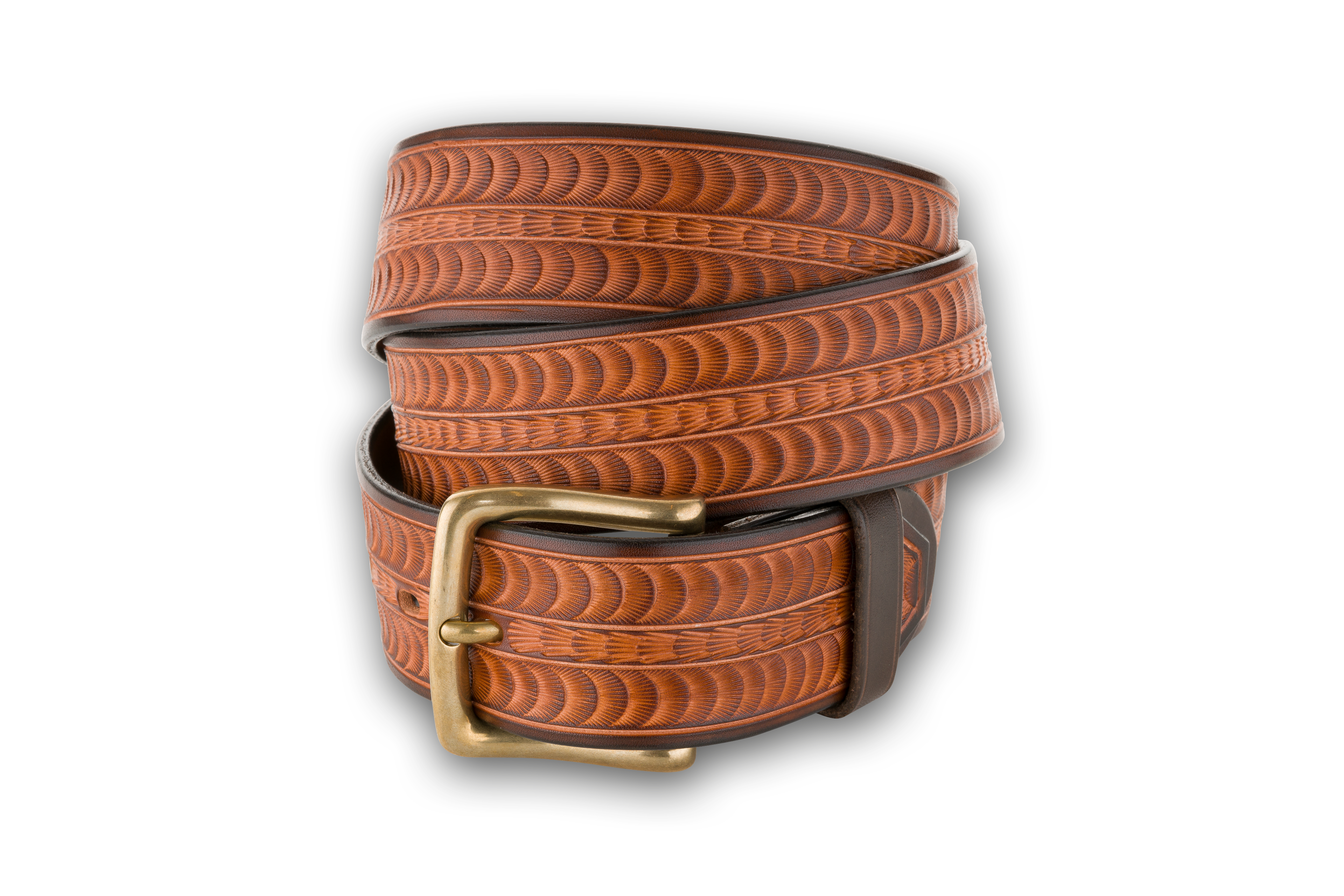 Handmade leather belt