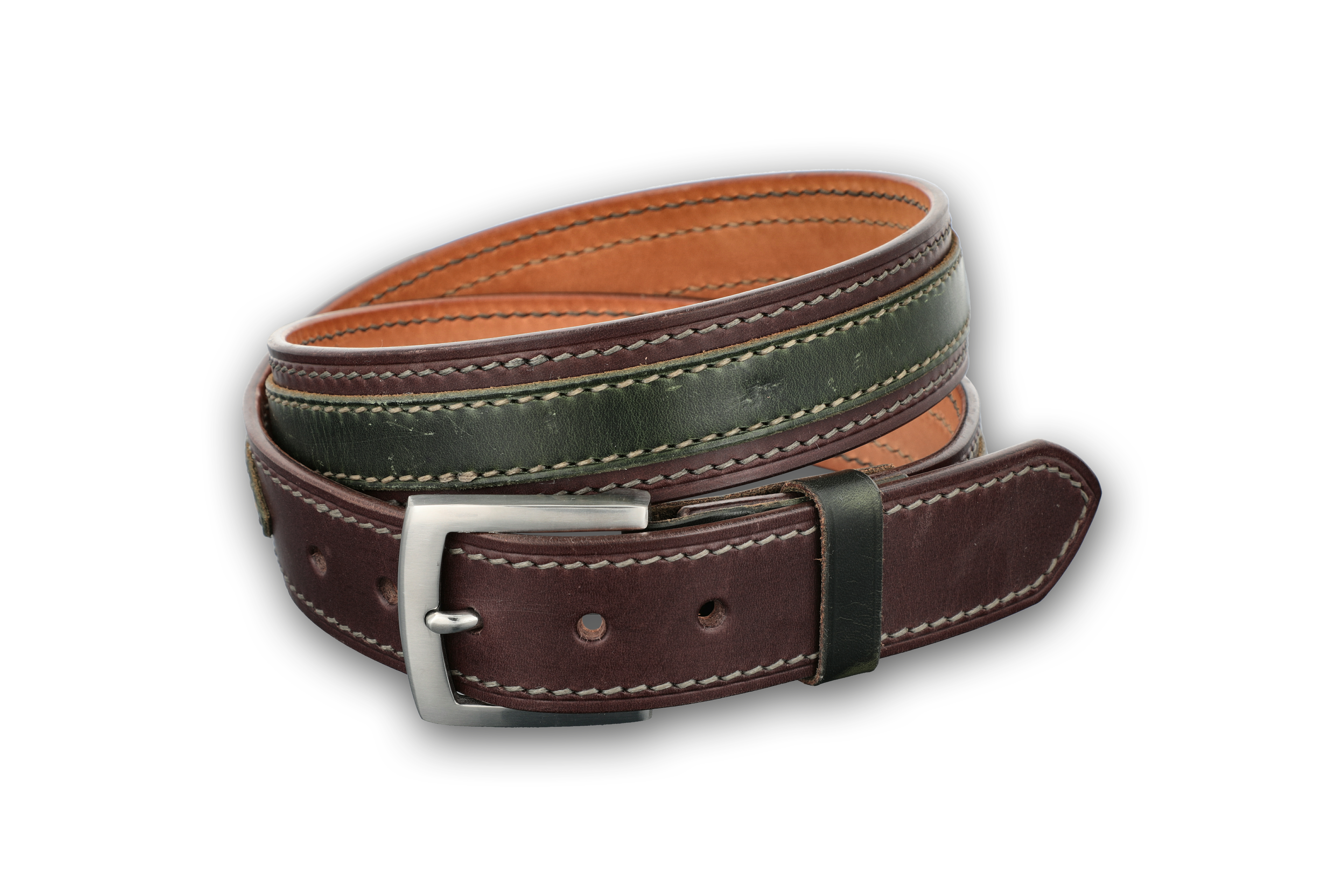 Handmade leather belt